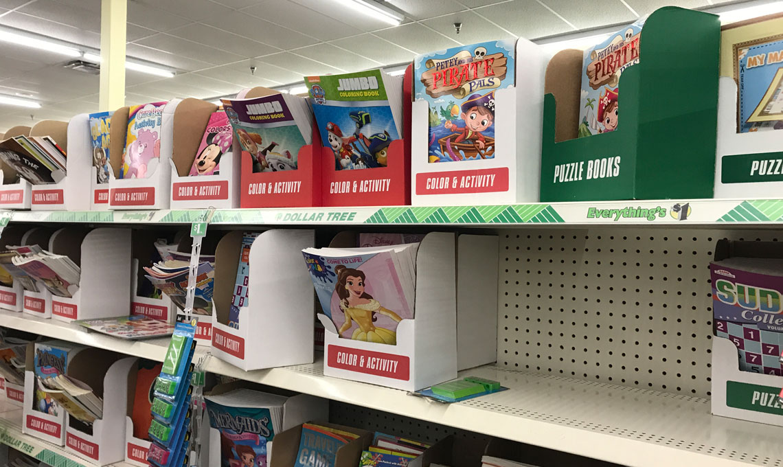 Disney Nickelodeon Coloring and Activity Books at Dollar
