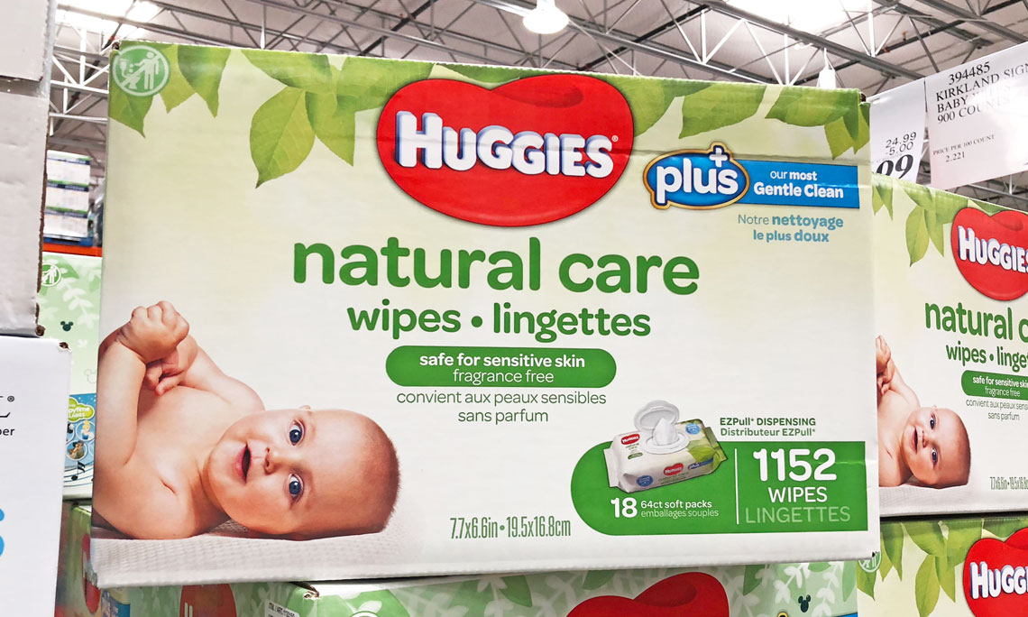 huggies natural care wipes 1152 costco
