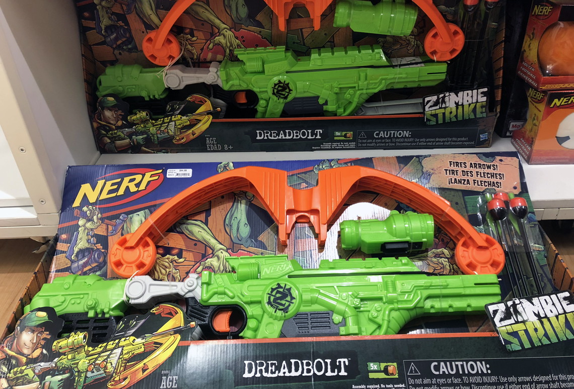 nerf zombie crossbow