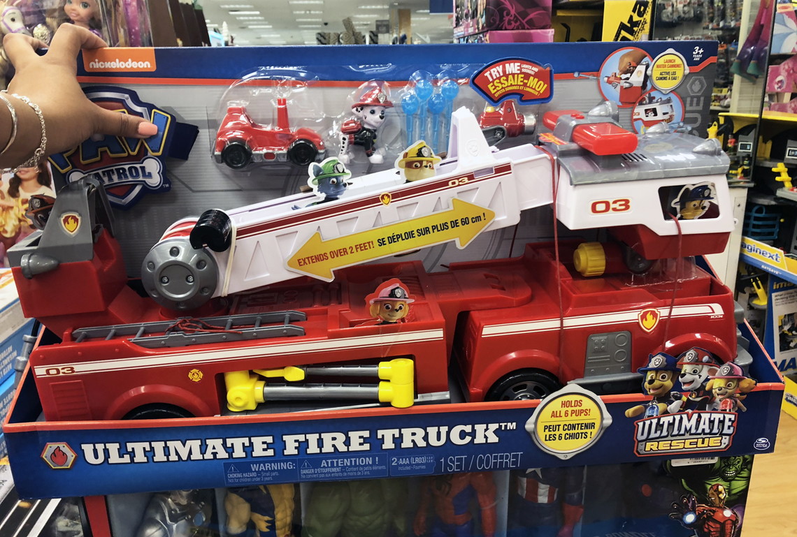 ultimate rescue fire truck paw patrol