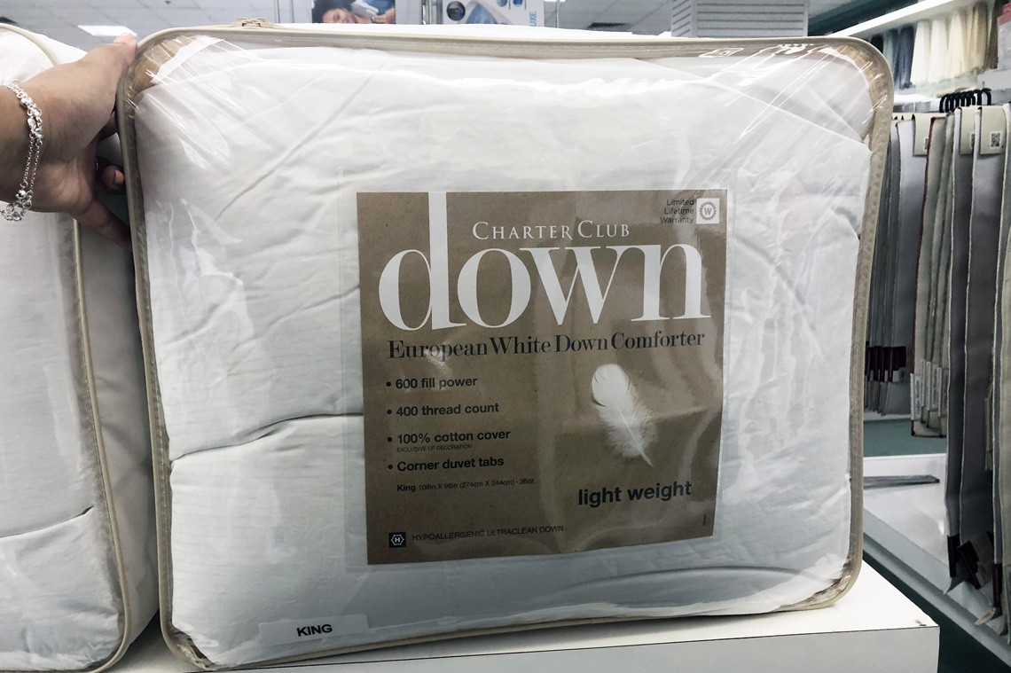 Charter Club Lightweight Down Comforter 93 Shipped At Macy S