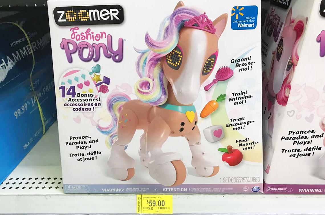 zoomer pony walmart