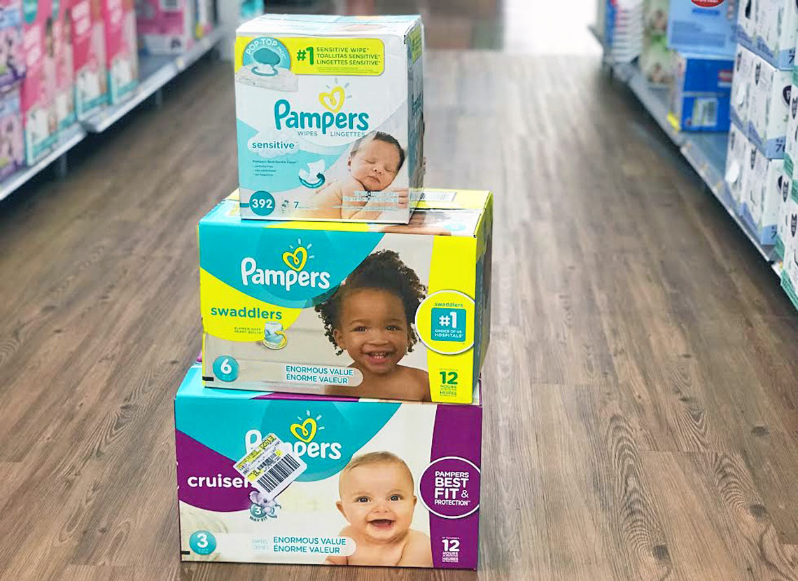 walmart pampers swaddlers