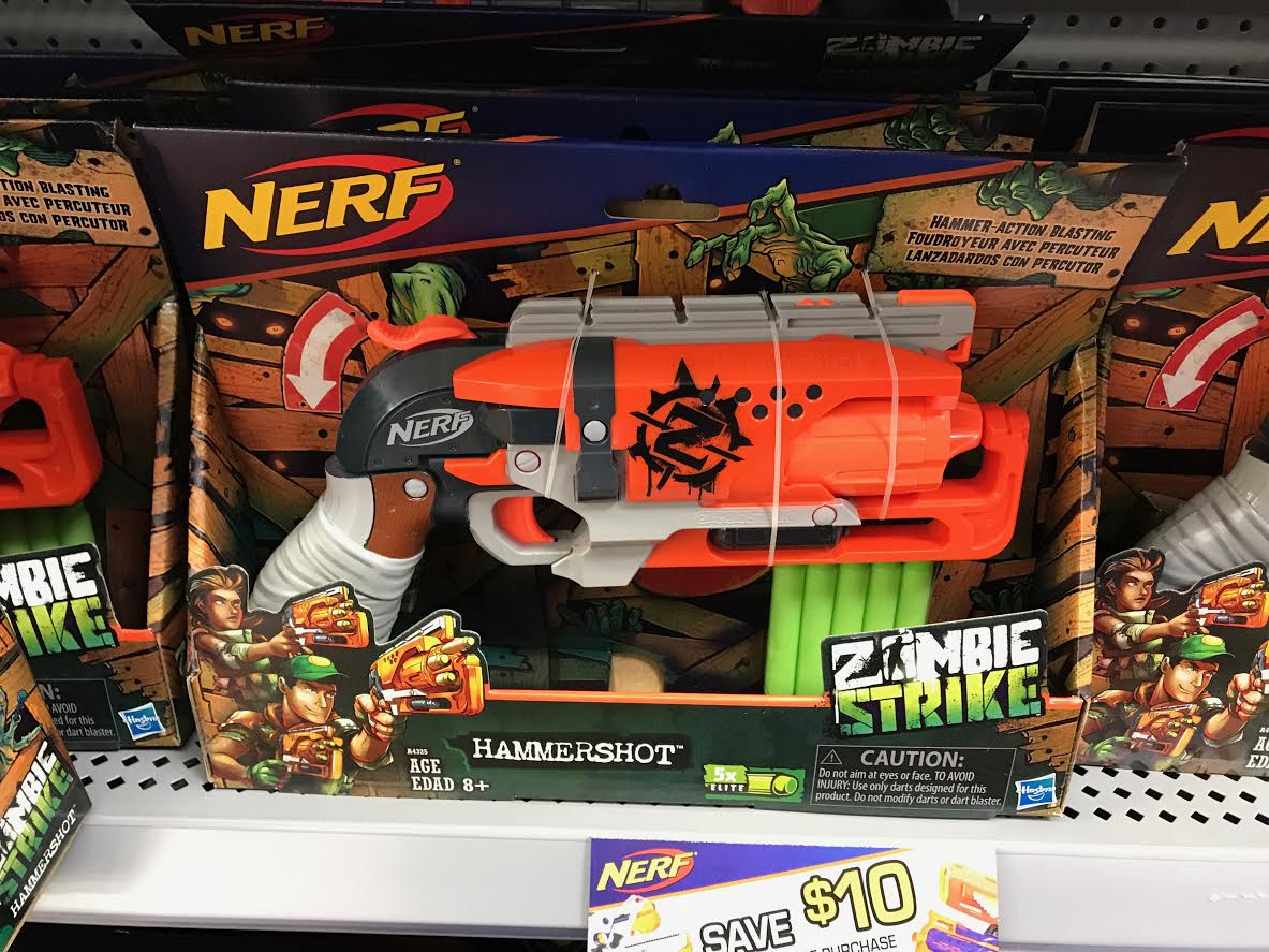 nerf hammershot walmart