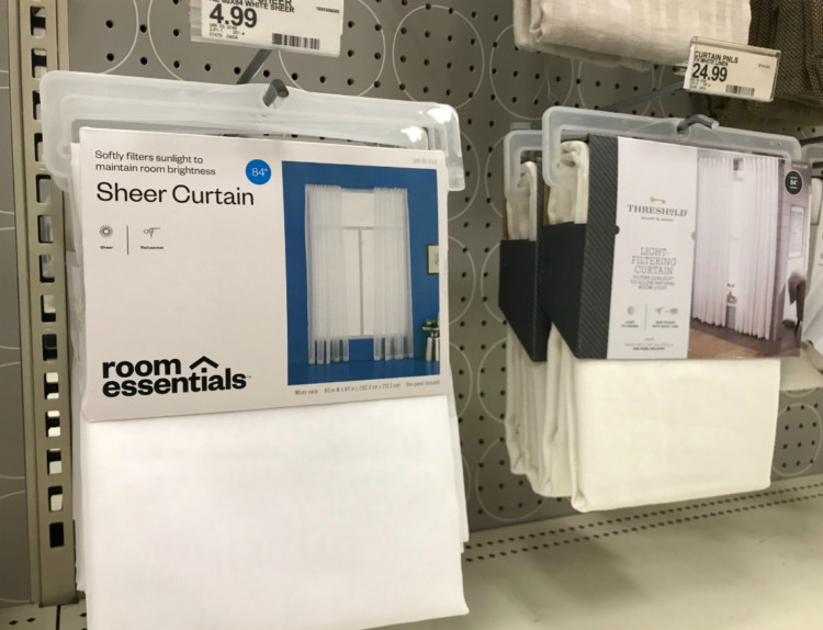 2 Day Curtain Sale At Target Prices As Low As 1 99 The Krazy