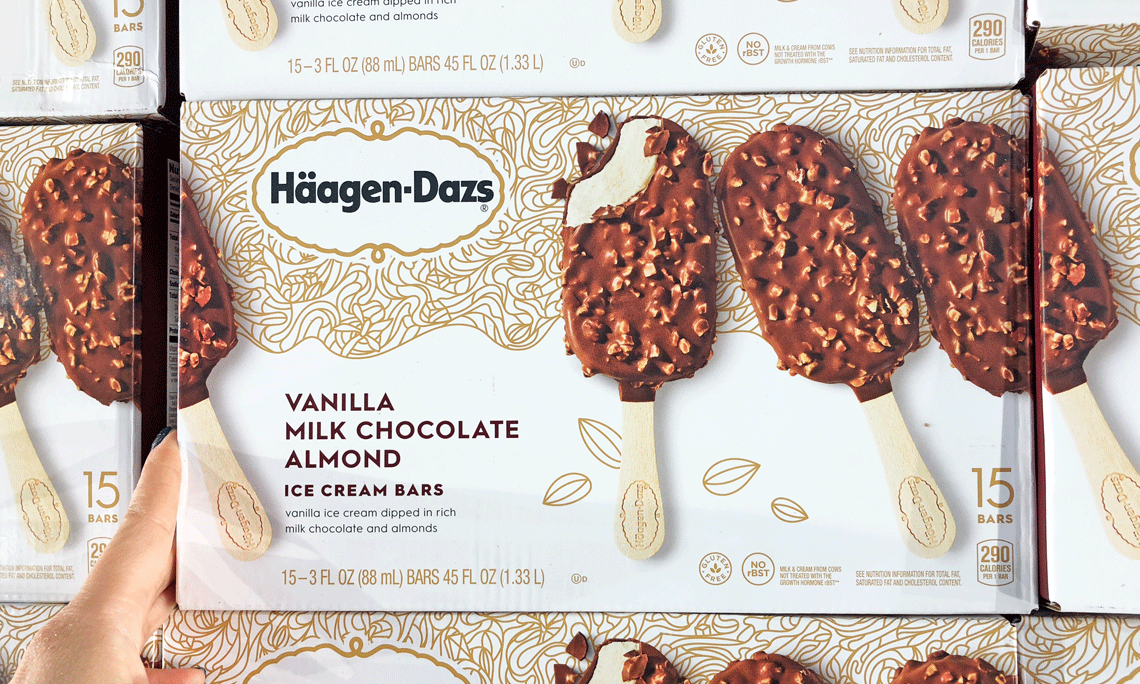 Haagan Dazs Ice Cream Bars Only 8 99 At Costco The Krazy