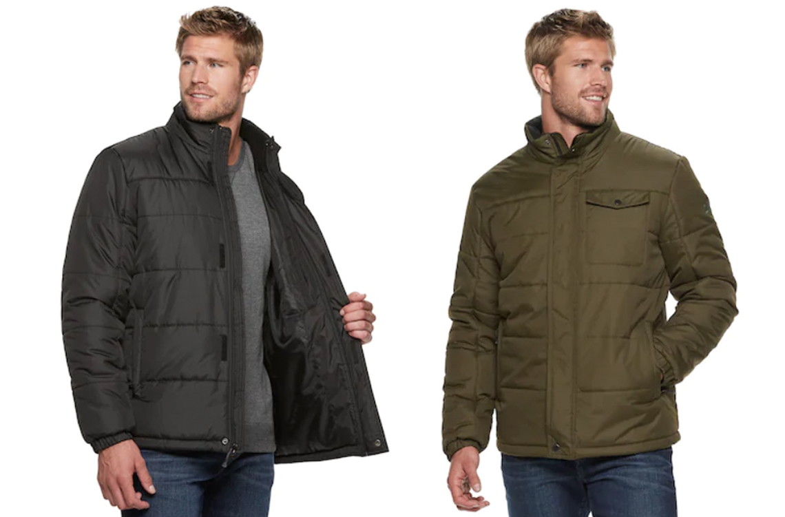 kohls mens winter coats