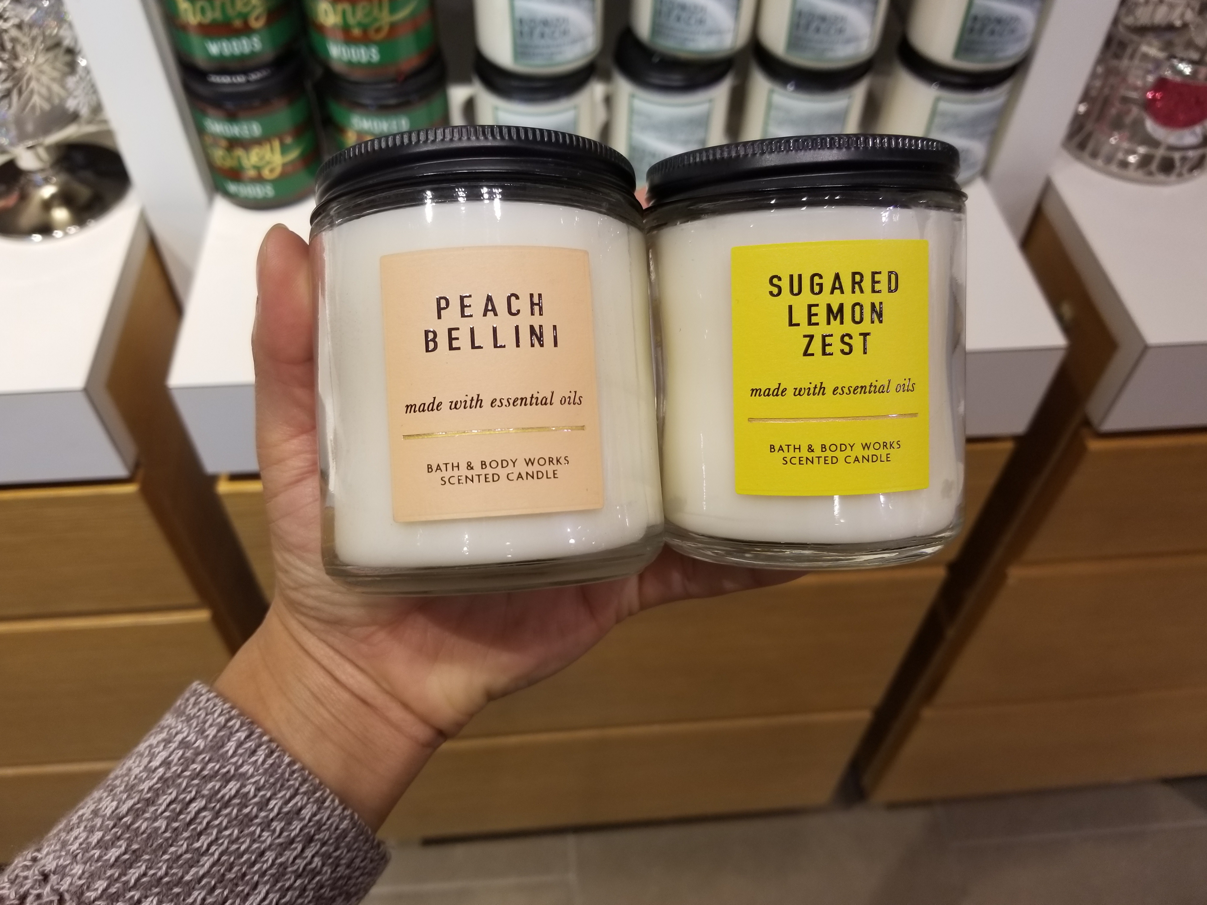 how big are bath and body works single wick candles