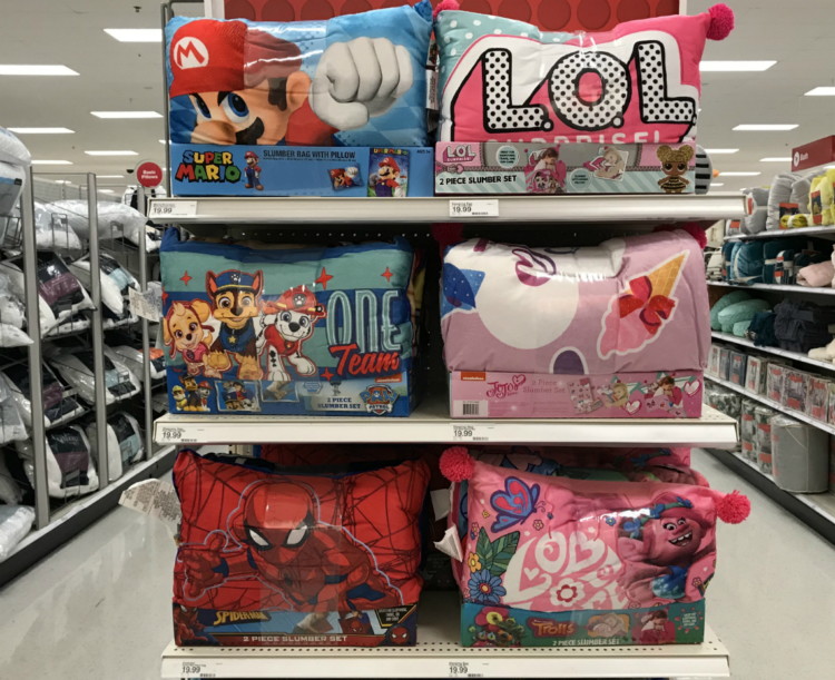 Kids Sleeping Bag Pillow Set Only 12 35 At Target The