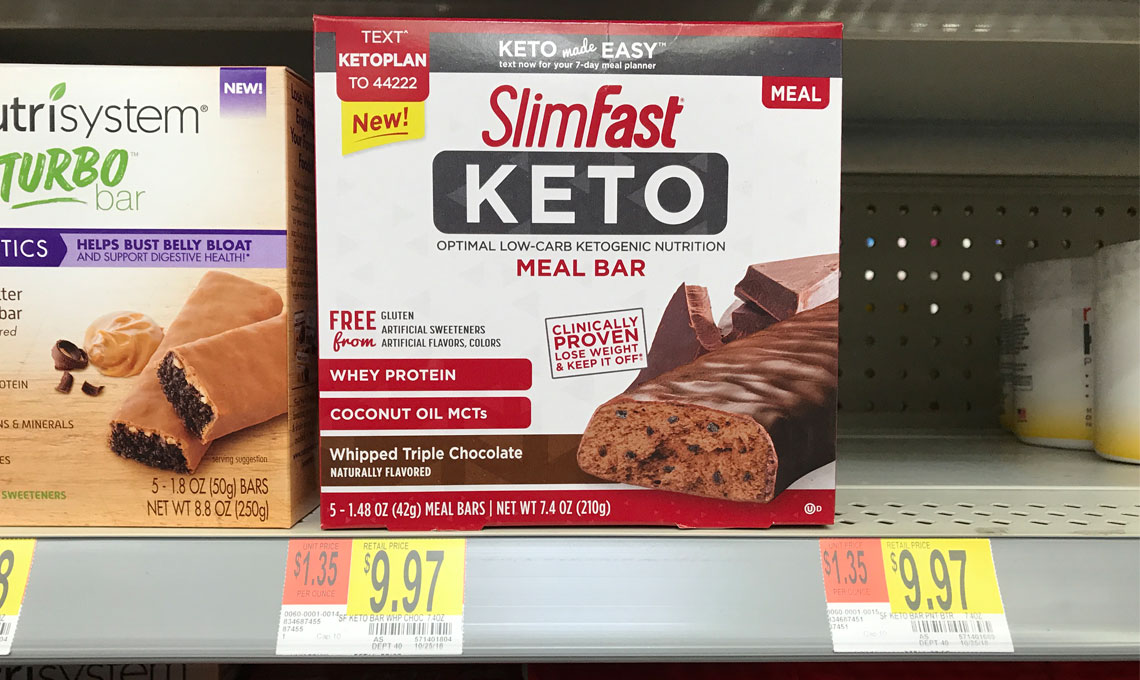 SlimFast Keto Dinner Bars, Merely $7.97 at Walmart Help you save $2.00 photograph regarding Slim Fast Coupons Printable called SlimFast Keto Evening meal Bars, Just $7.97 at Walmart Help save $2.00