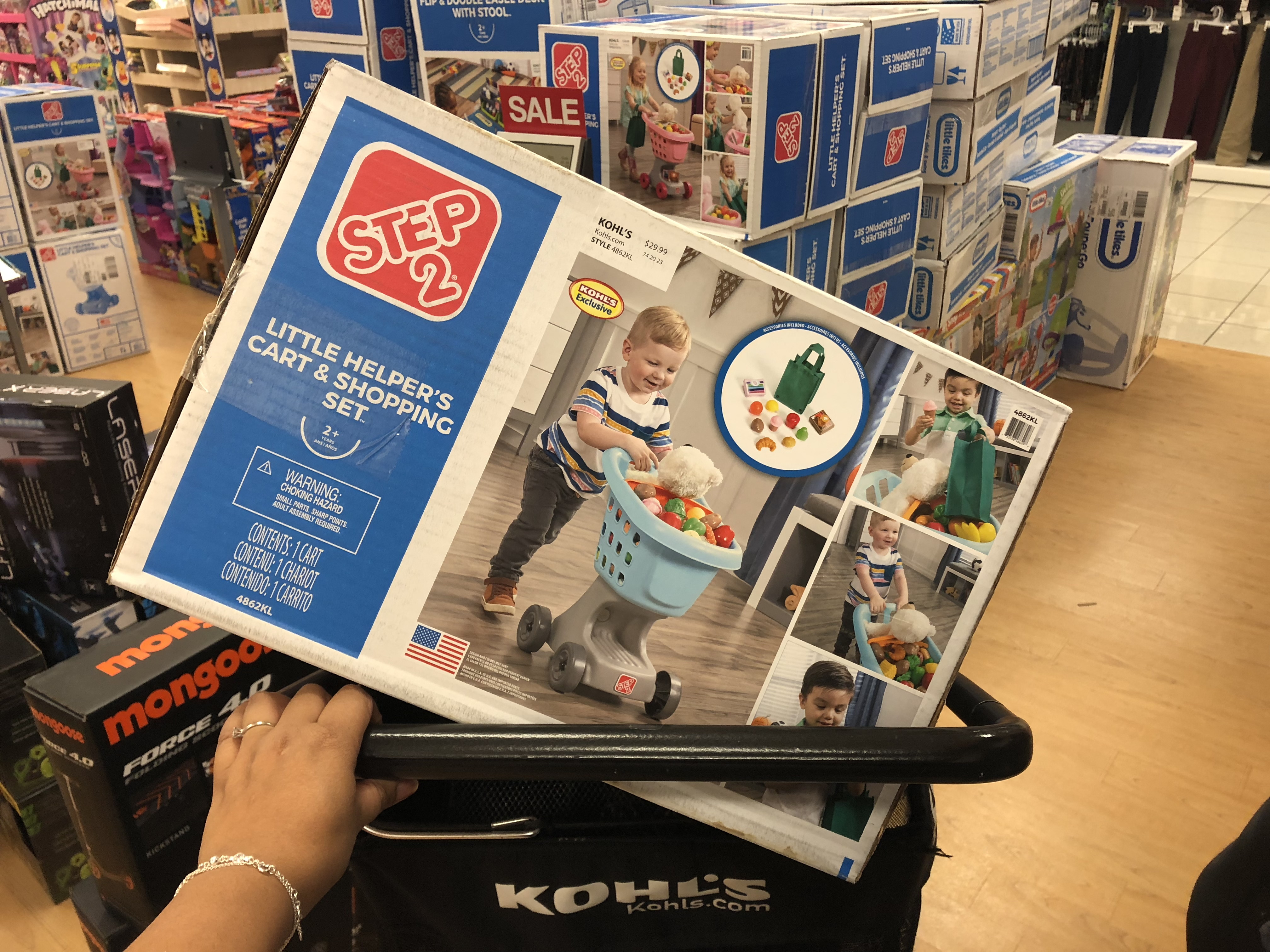 step2 little helper's shopping cart & shopping set