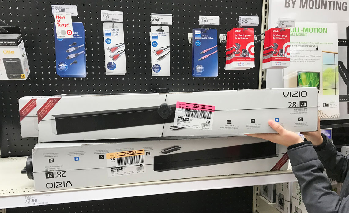 target vizio sound bar