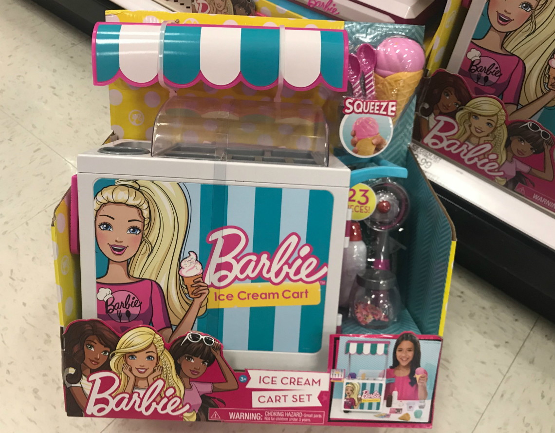 barbie ice cream cart set
