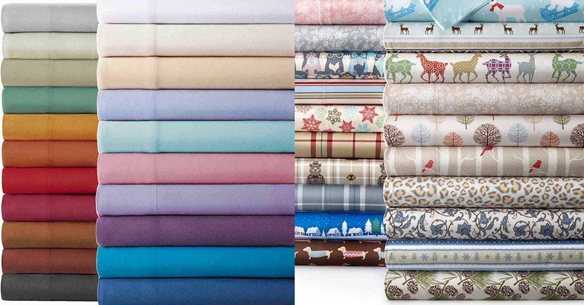 Micro Flannel Sheet Sets, as Low as $39 at JCPenney! - The Krazy Coupon Lady
