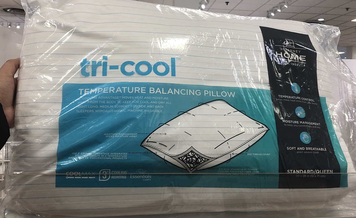 Jcp Home Tri Cool Pillow Only 9 74 At Jcpenney The Krazy