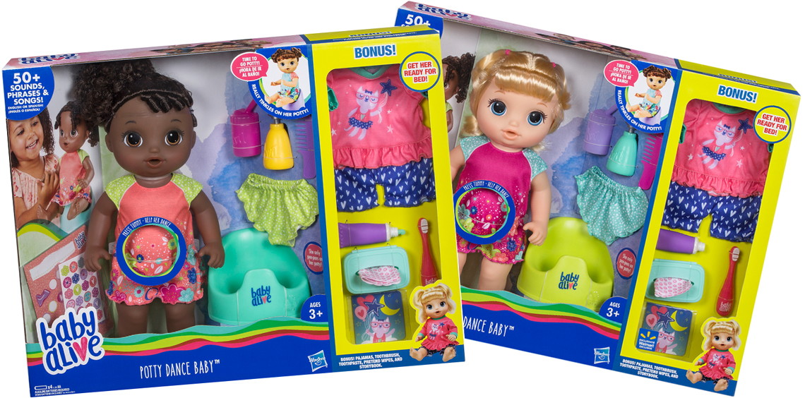 baby alive potty dance exclusive value pack