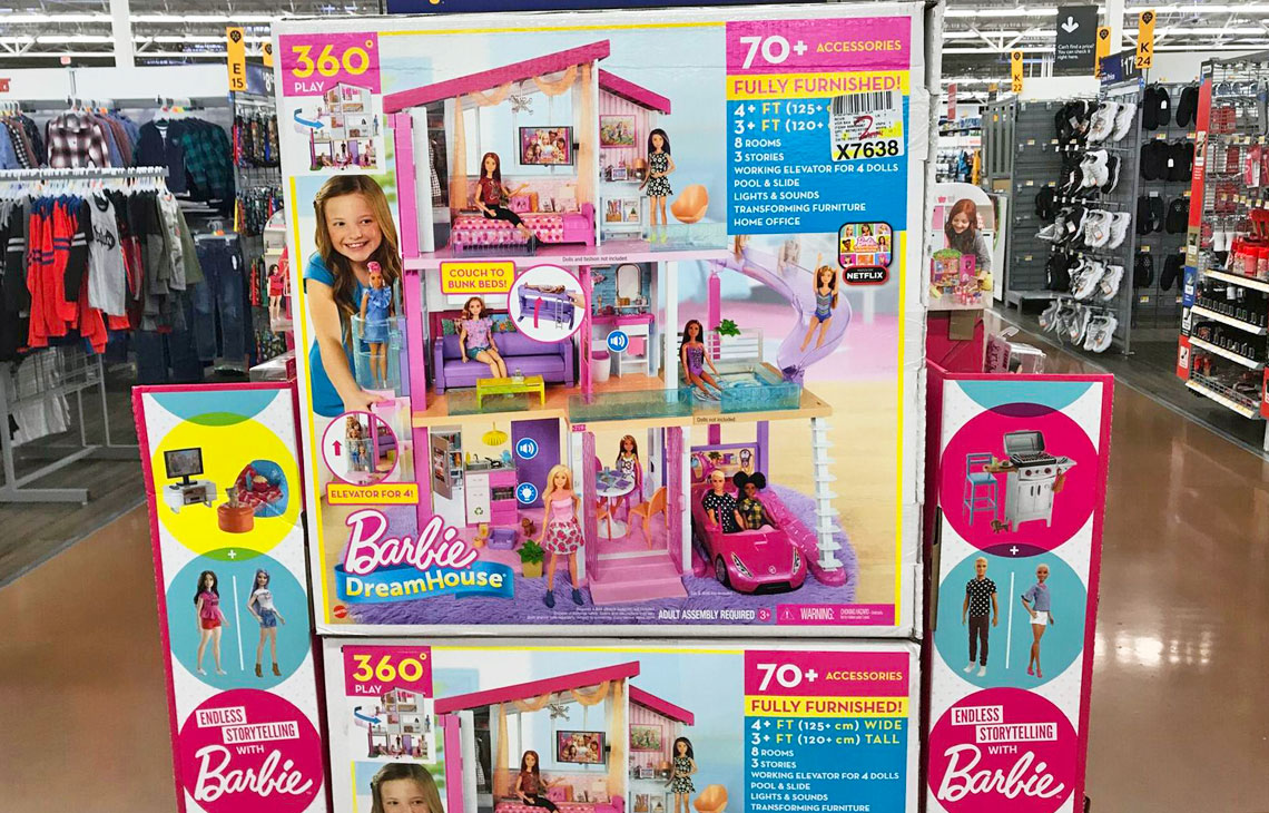 fully furnished barbie dream house