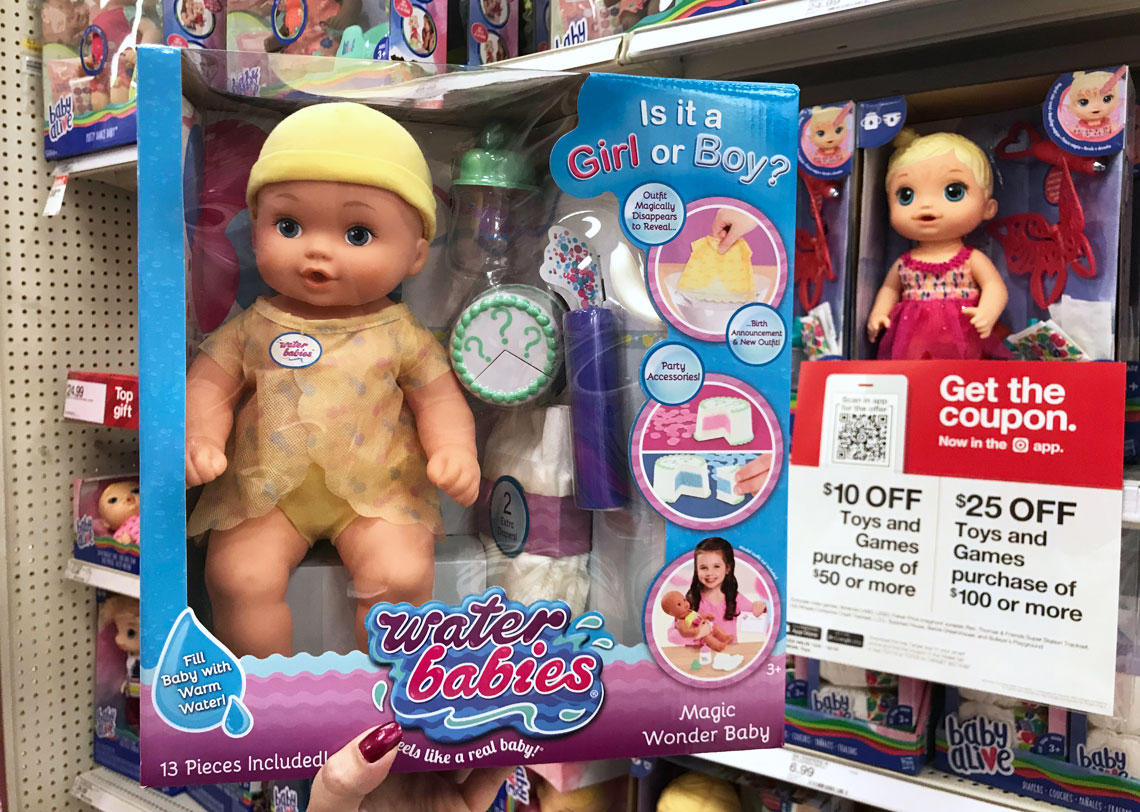 water babies magic wonder doll