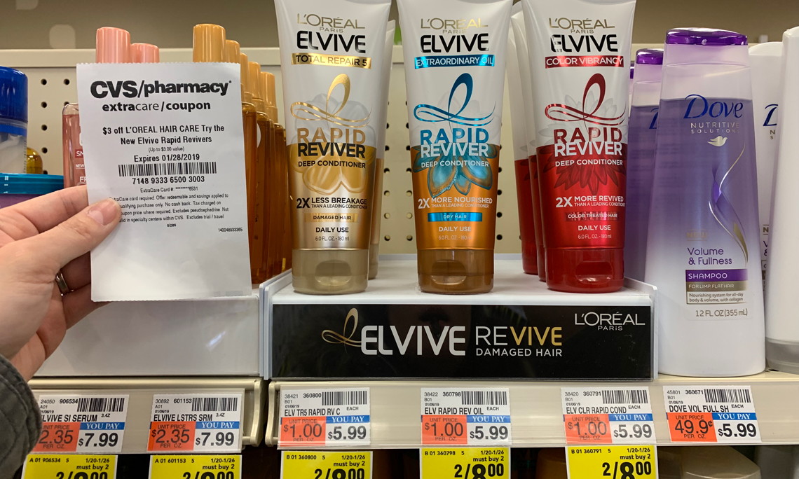 Update Free L Oreal Elvive Hair Care At Cvs The Krazy Coupon Lady