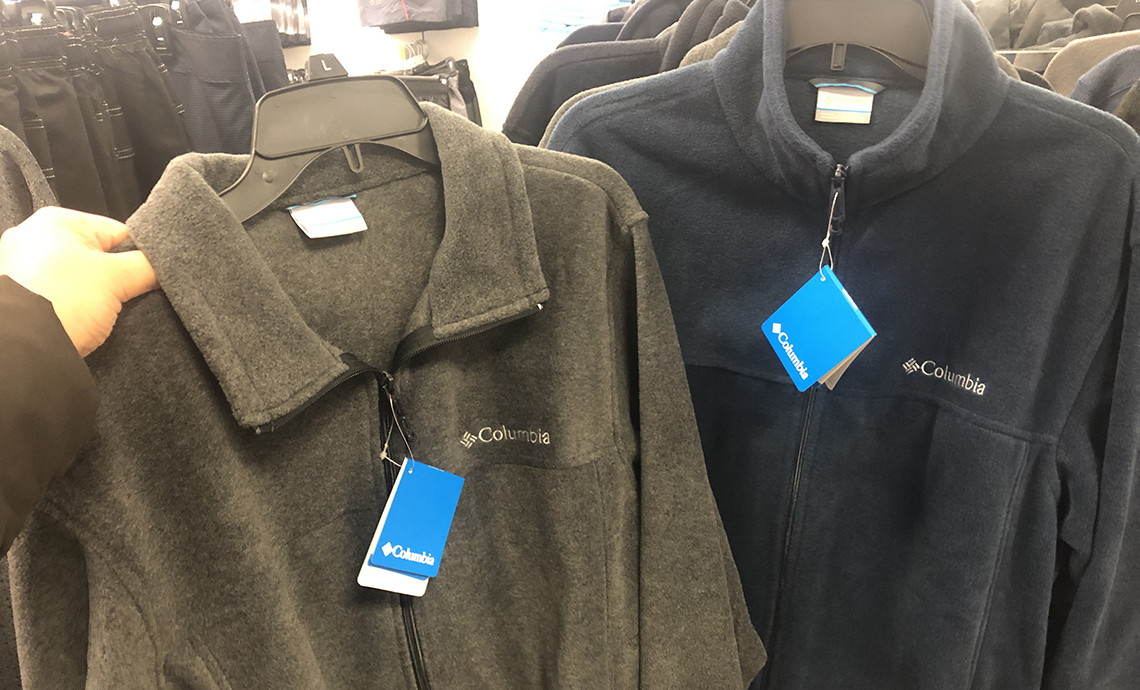 kohls mens columbia fleece