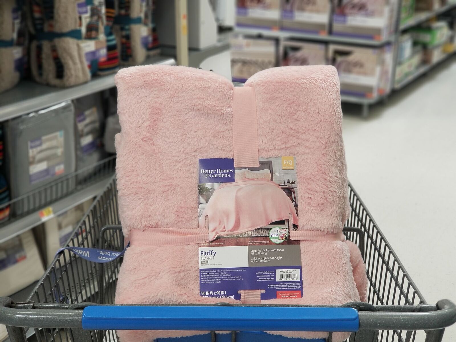 Better Homes And Gardens Fluffy Blanket 24 72 At Walmart The