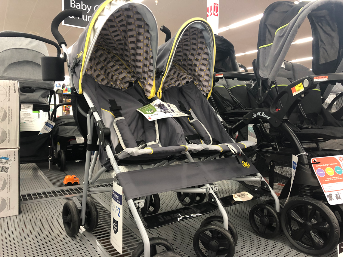 double baby stroller walmart