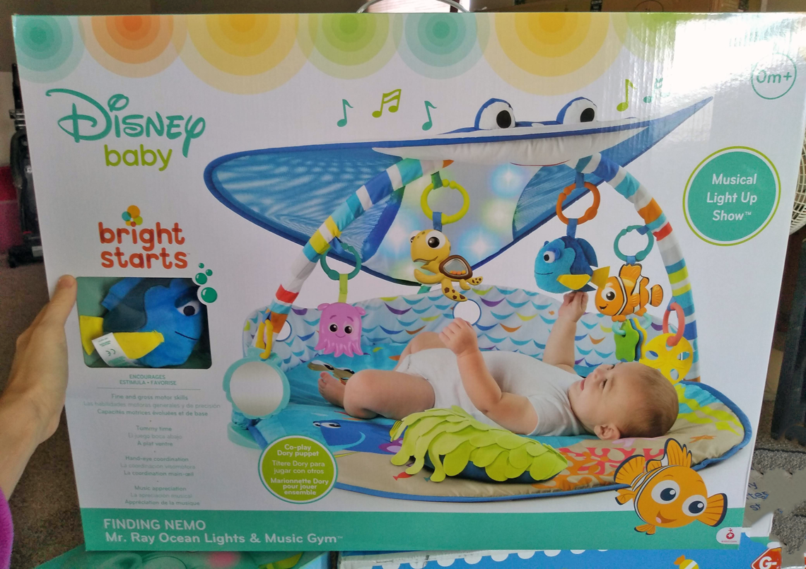 mr ray ocean lights activity gym walmart