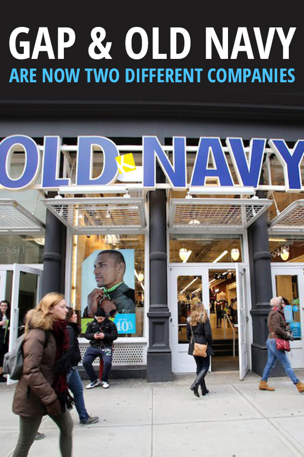 GAP and Old Navy Are Now Two Different Companies