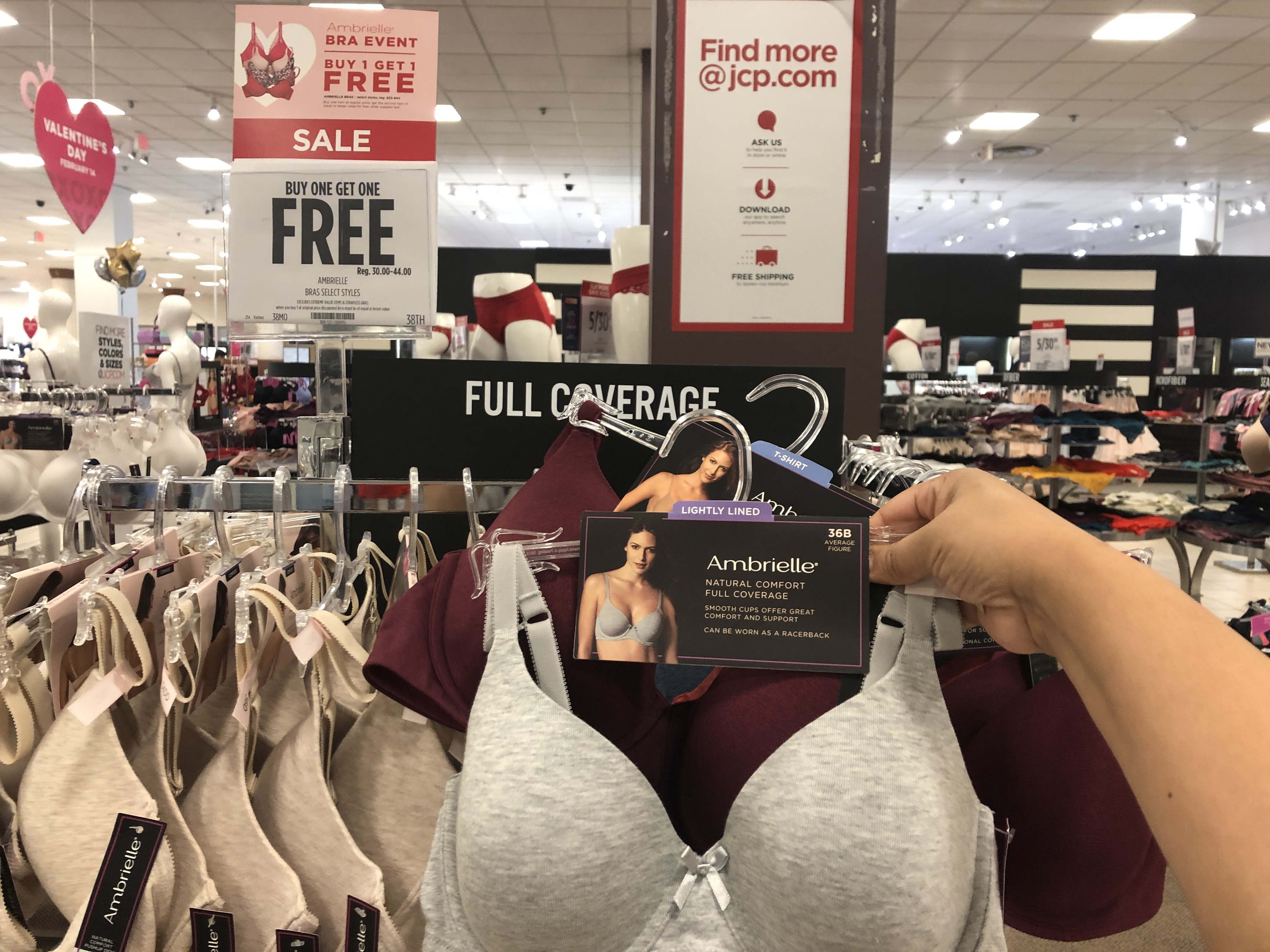 jcpenney bras