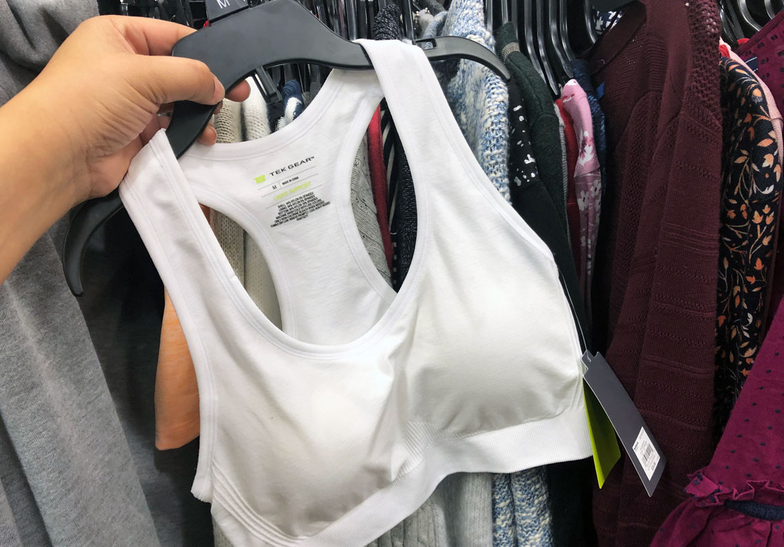 kohls tek gear sports bra