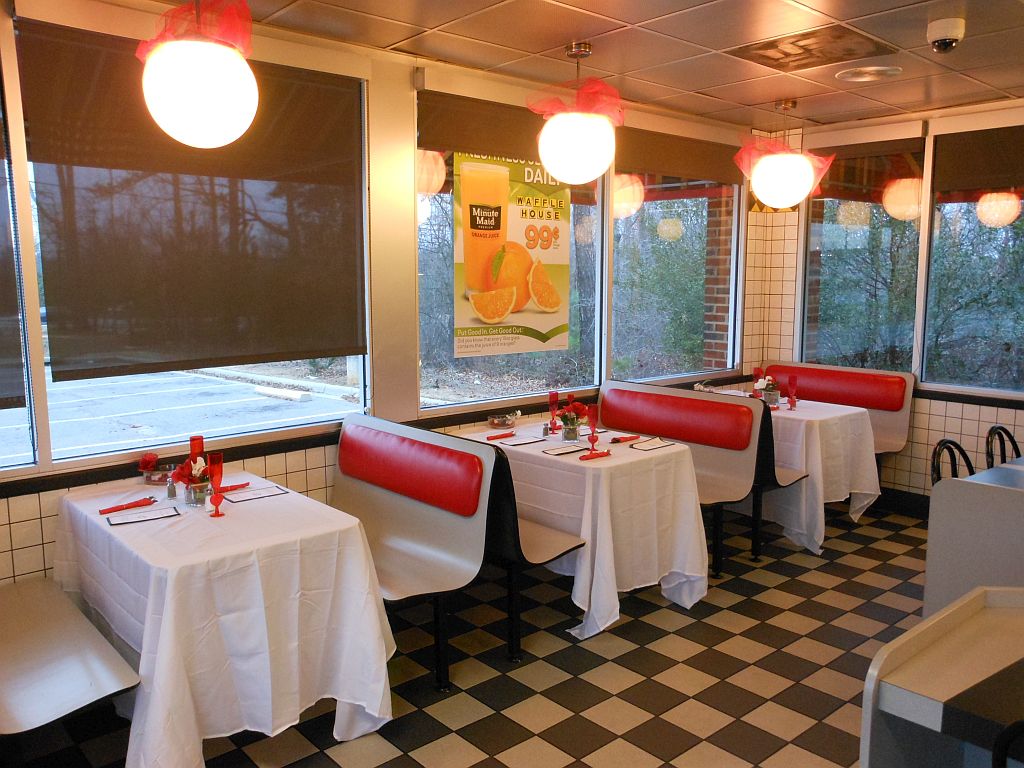 Waffle House Gets Fancy for Valentine's Day
