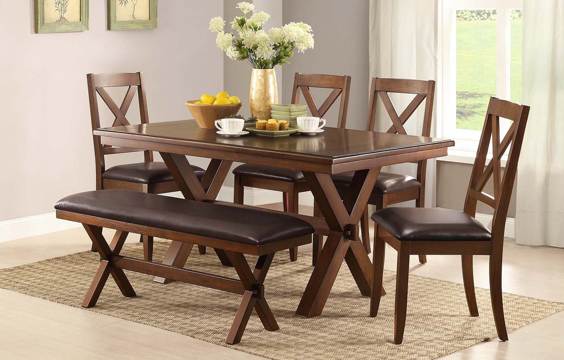 Better Homes Gardens Farmhouse Dining Table 119 At Walmart