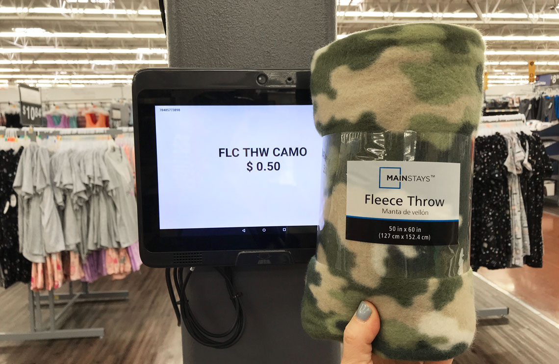 Mainstays Camo Fleece Throw Possibly 0 50 At Walmart The