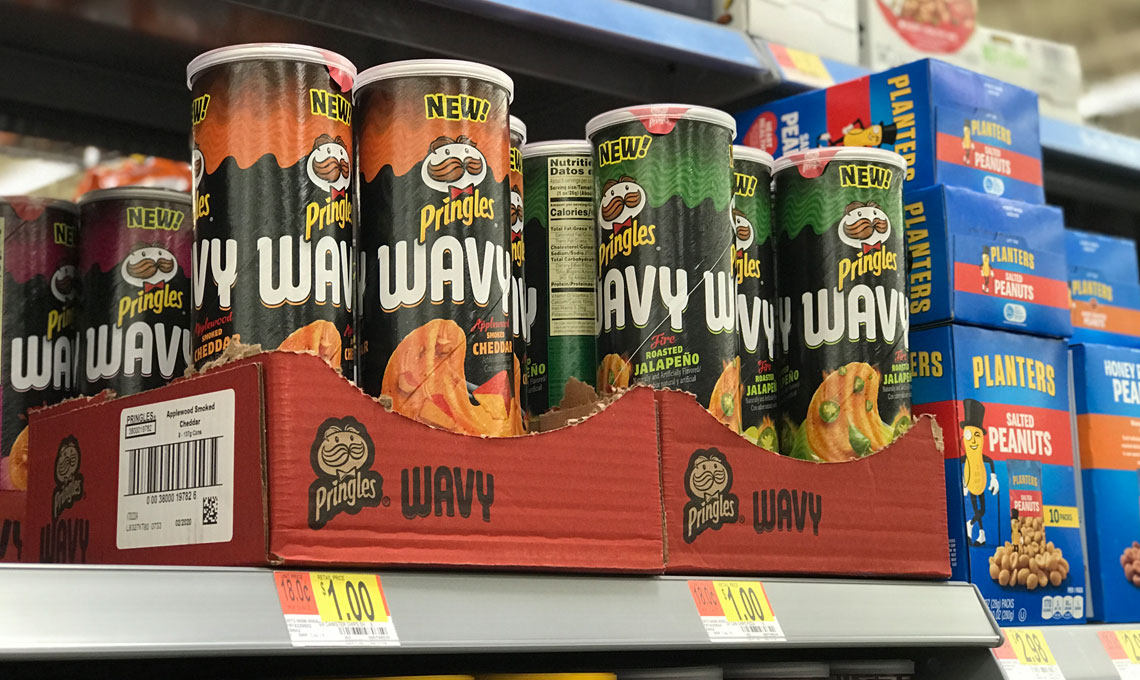 New! Pringles Wavy, Only $0.49 at Walmart! - The Krazy 