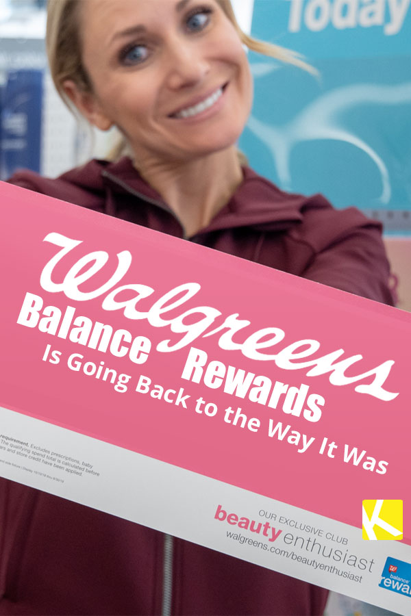 Walgreens Balance Rewards Is Going Back to the Way It Was