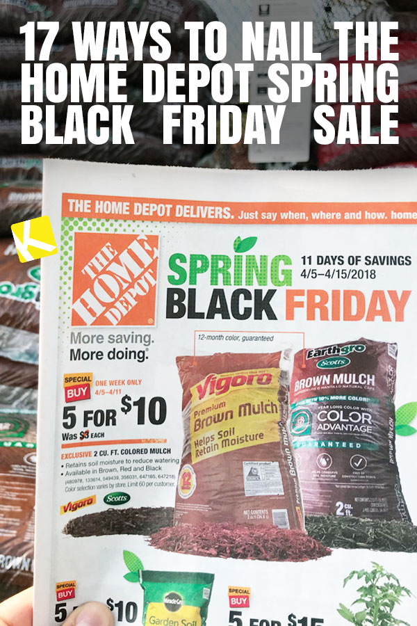 17 Ways to Nail the Home Depot Spring Black Friday Sale