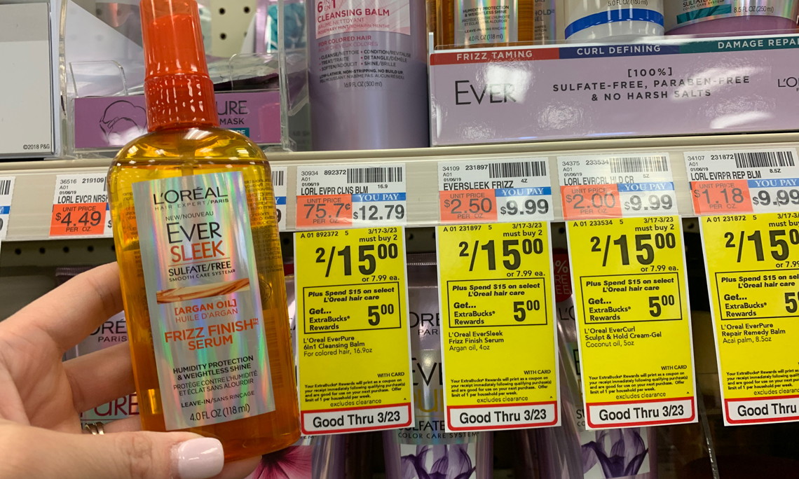 L Oreal Ever Hair Care Only 1 00 At Cvs The Krazy Coupon Lady