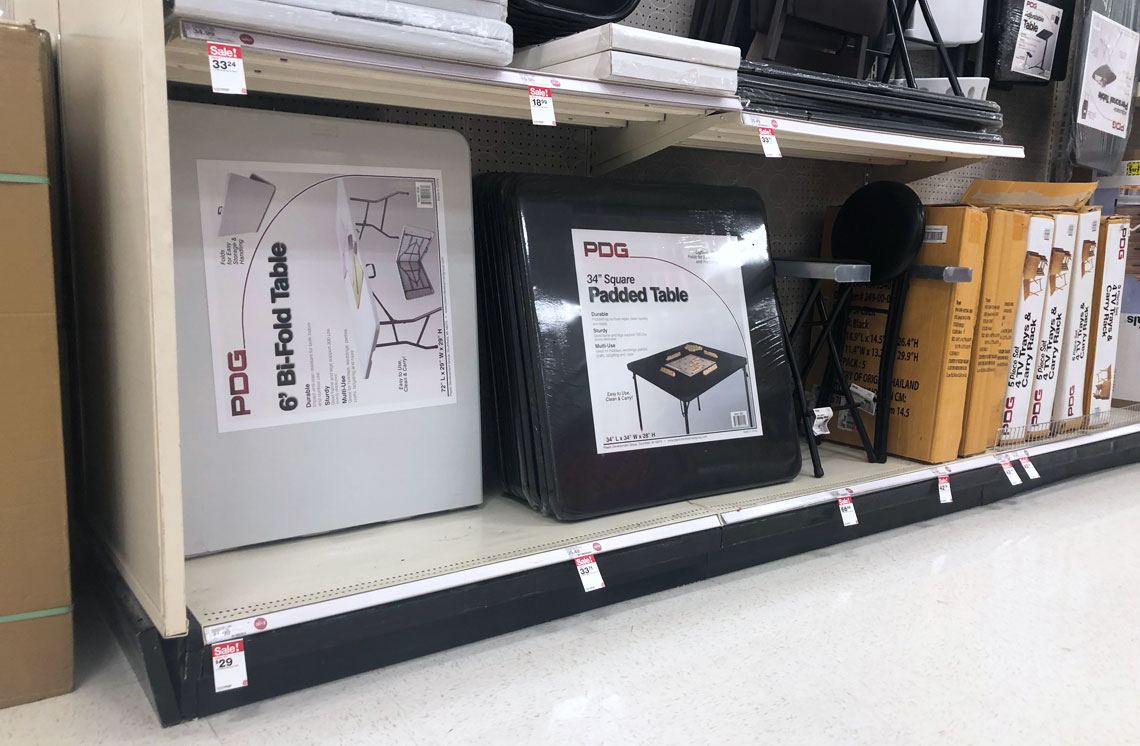 target folding table sale