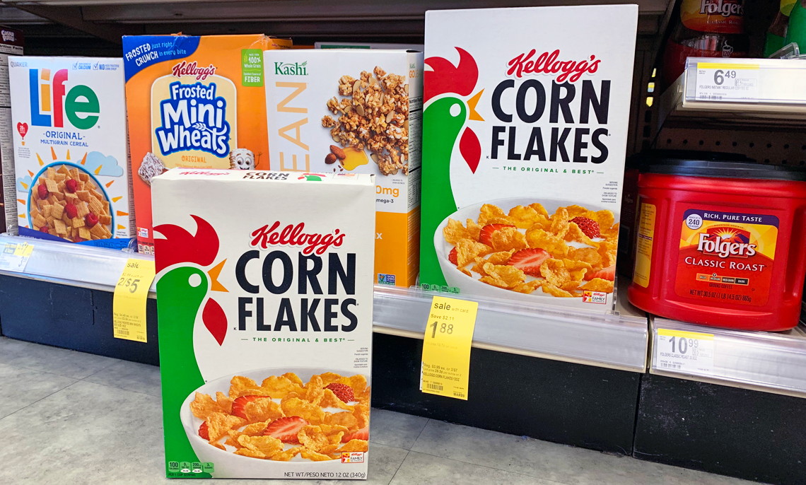 Kellogg's Corn Flakes, Only $0.88 at Walgreens! - The Krazy Coupon Lady