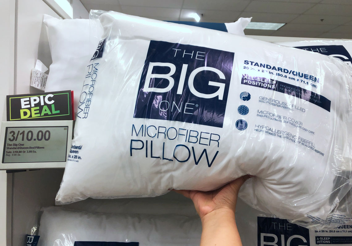 big one microfiber pillow