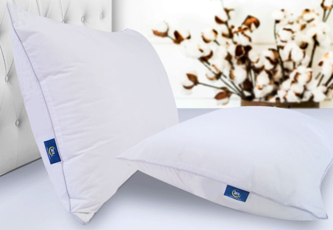 Serta Egyptian Cotton Down Alternative Pillow 12 At Macy S