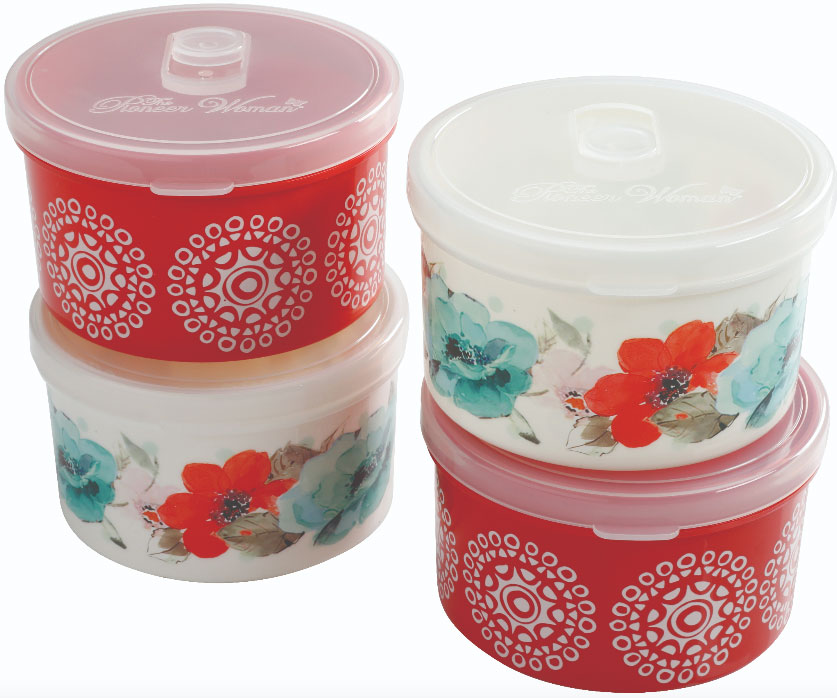 pioneer woman storage containers 20 piece set