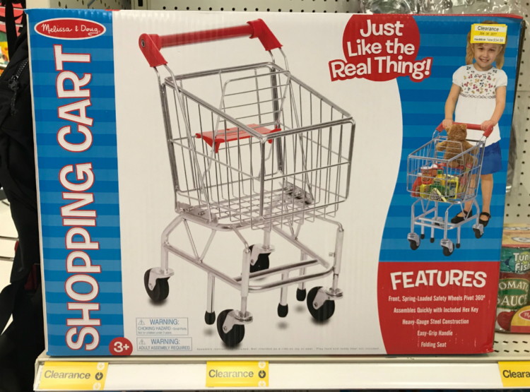 melissa and doug shopping trolley best price