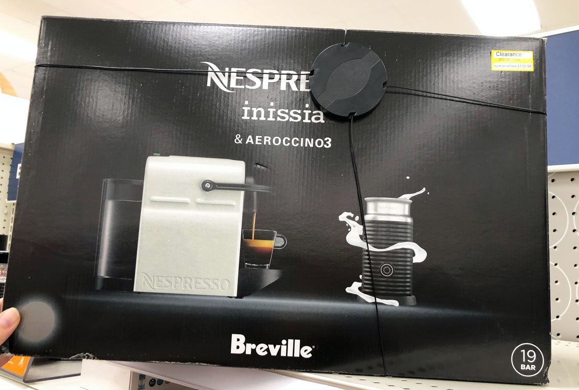 Nespresso Inissia, Only $133 at Target 