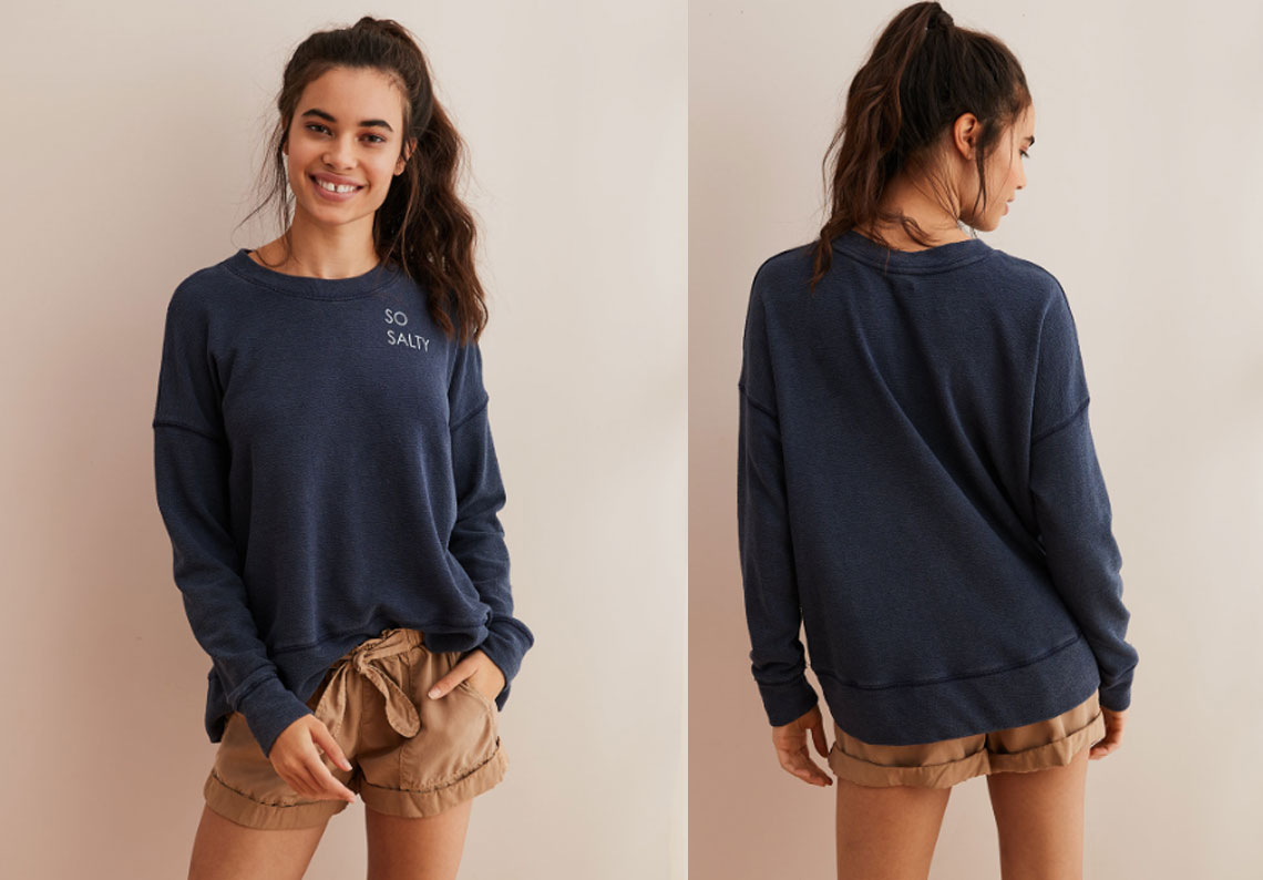 aerie so salty sweatshirt