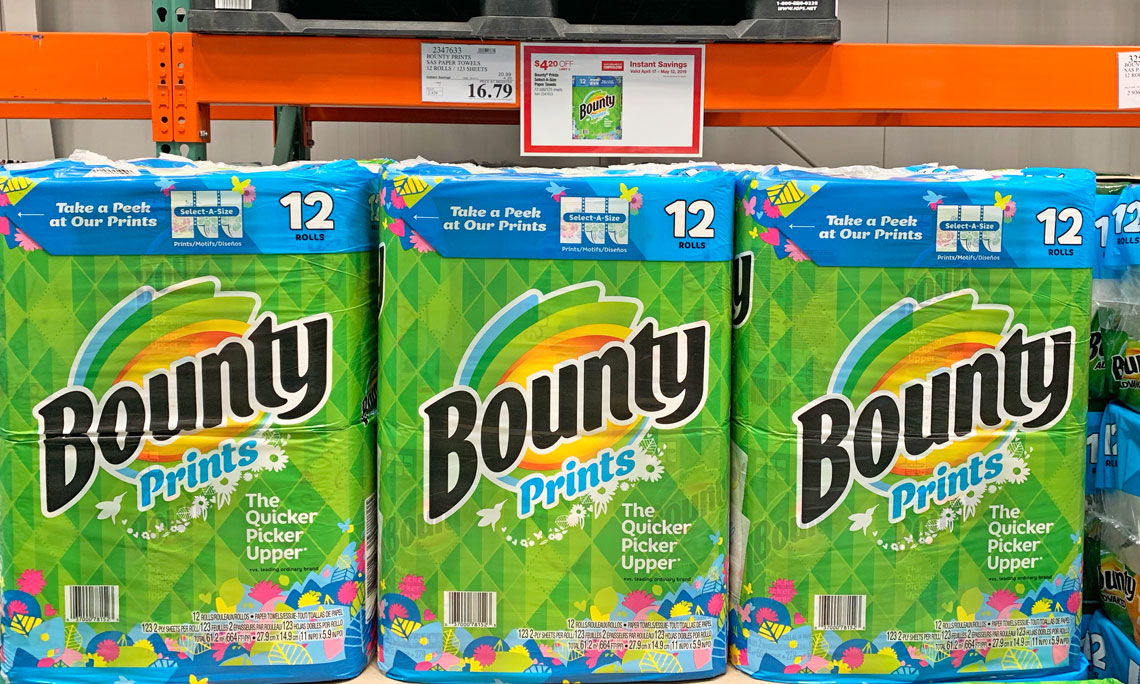 Bounty Paper Towels 12-Pack, Only $16.79 at Costco! - The Krazy Coupon Lady