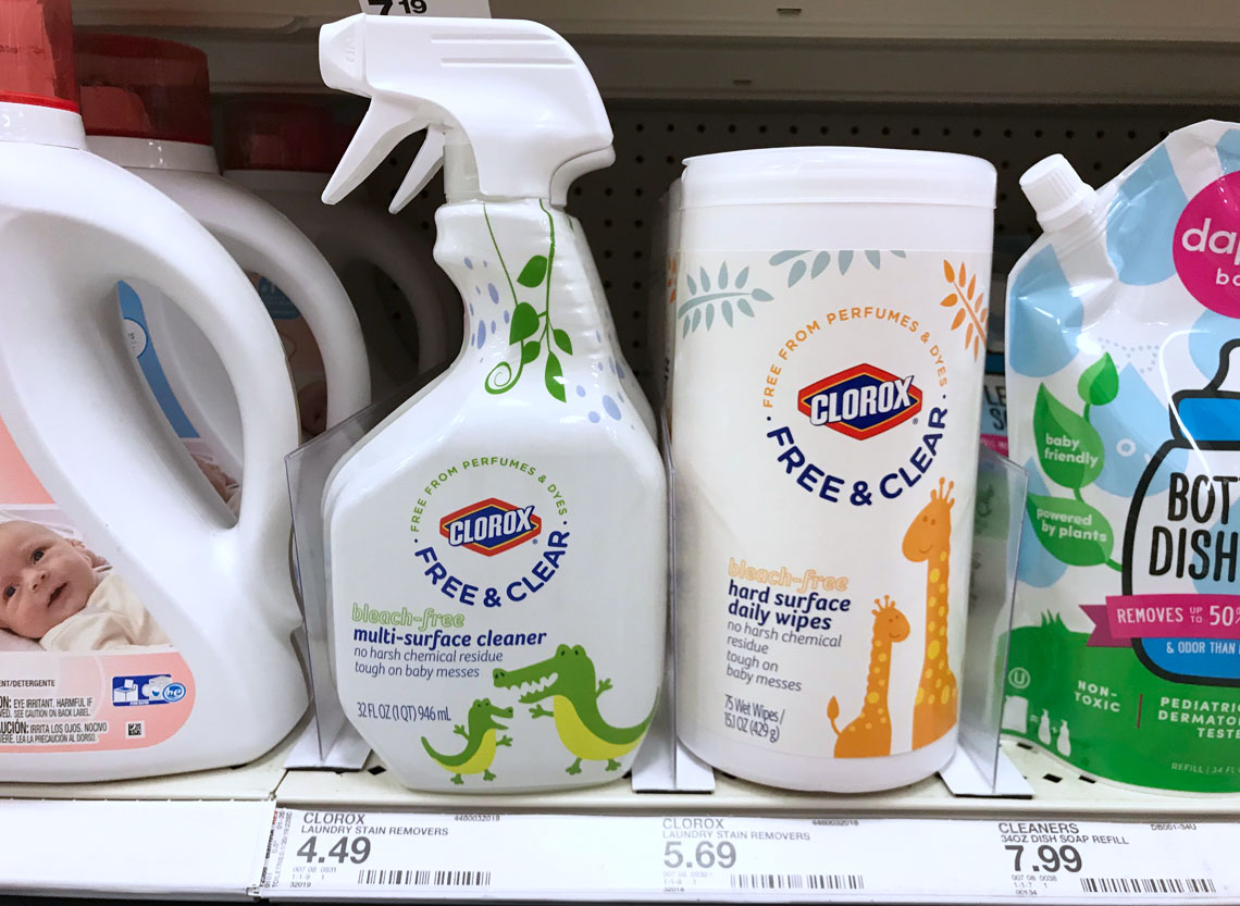 Clorox Free & Clear, as Low as $2.49 at Target! - The Krazy Coupon Lady