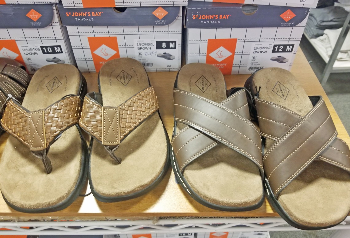 jcpenney mens flip flops