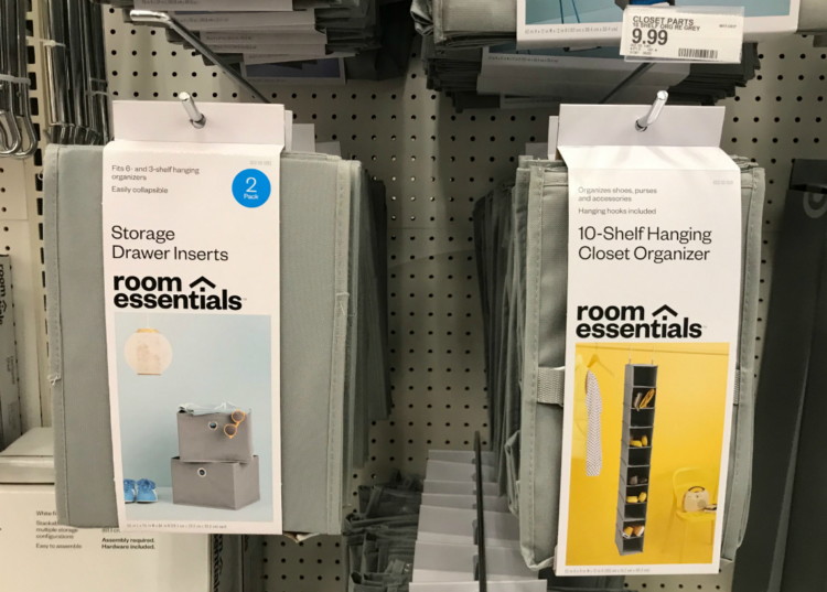 10 Shelf Hanging Closet Organizer Only 5 41 At Target The