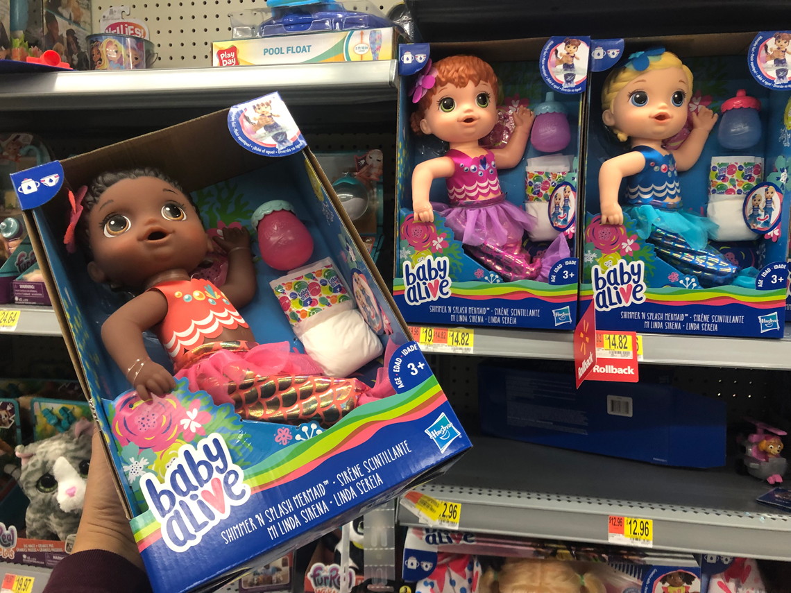 baby alive mermaid walmart